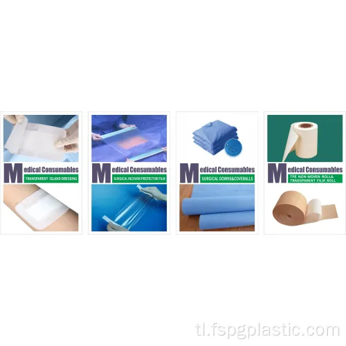 PE breathable film para sa surgical protecting clothes.